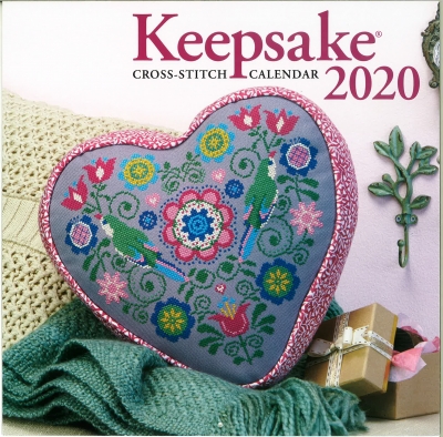 Cross Stitch & Needlework Keepsake Calendar 2020